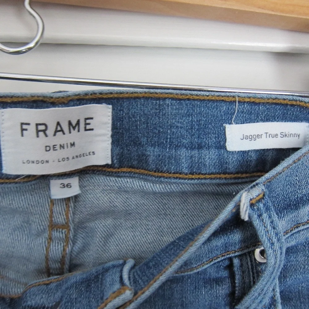 Mens FRAME DENIM Jeans Jagger True Skinny in Conrad Blue